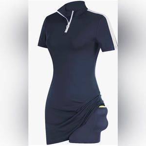 Jack Smith tennis dress. Navy & white. Small. NWOT!!